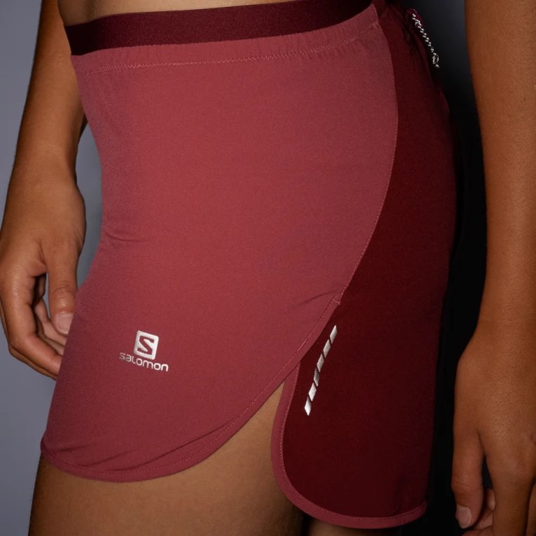 Salomon Cross 3'' Women's Running Shorts Pink | CA 98Q64